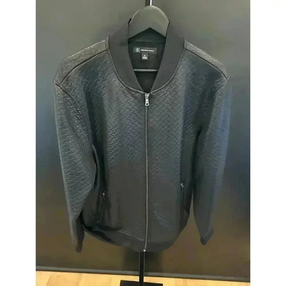 International Concepts Other - International Concepts Black Zip Bomber  Jacket XL